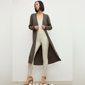 M.M. LaFleur The Curie Pant Sz 2 PowerStretch Bone Ankle Zip Slim Work Trousers